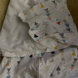 Halo SleepSack Swaddle with Colorful Triangles